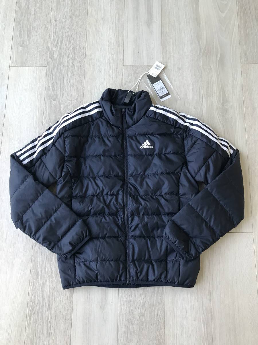 新品，お買い得タグ付き adidasダウンMメンズ紺色定価11000円半額(ジャンパー、ブルゾン)｜売買されたオークション情報、yahooの商品情報をアーカイブ公開 - オークファン 男性用