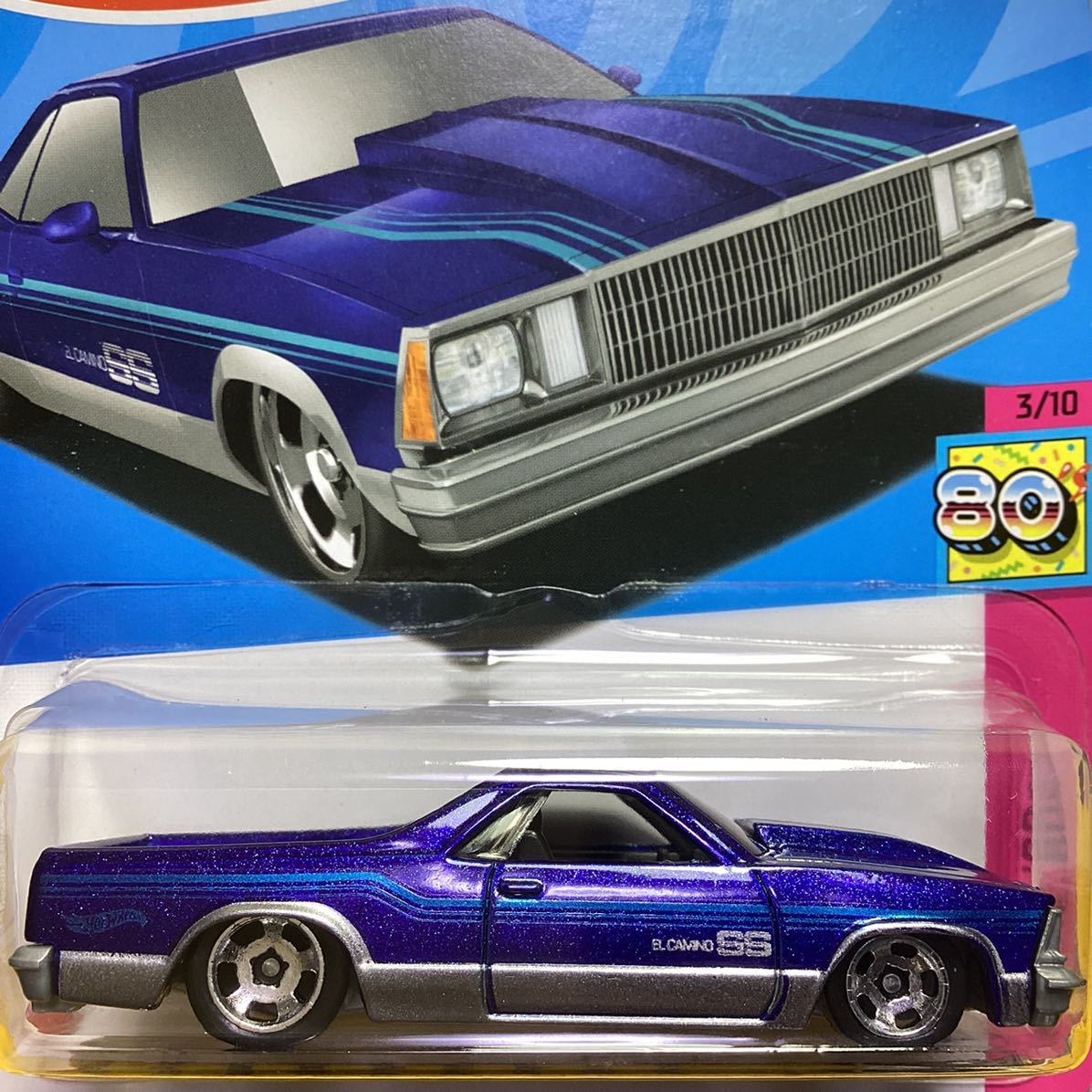 ホットウィール ホットワンズ '80s エルカミーノブラックウォール 新品