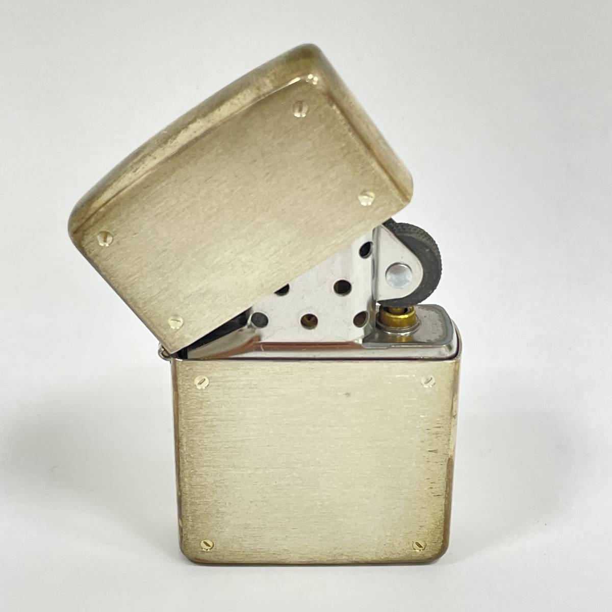 【Zippo/ジッポー】オイルライター STERLING SILVER/スターリングシルバー 2005【ケース付】★1838