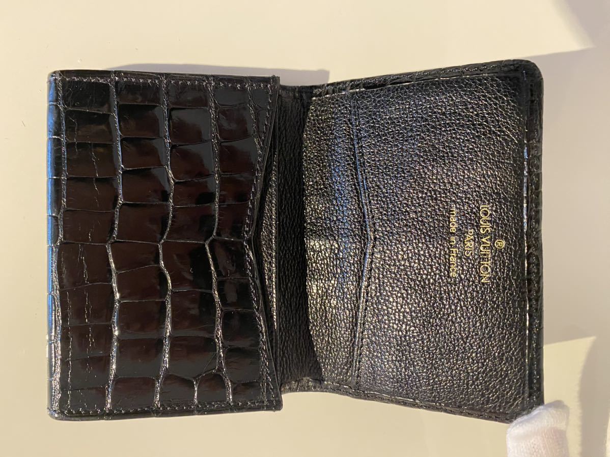 ルイヴィトン LOUIS VUITTON カードケース Louis クロコ - ヴィトン