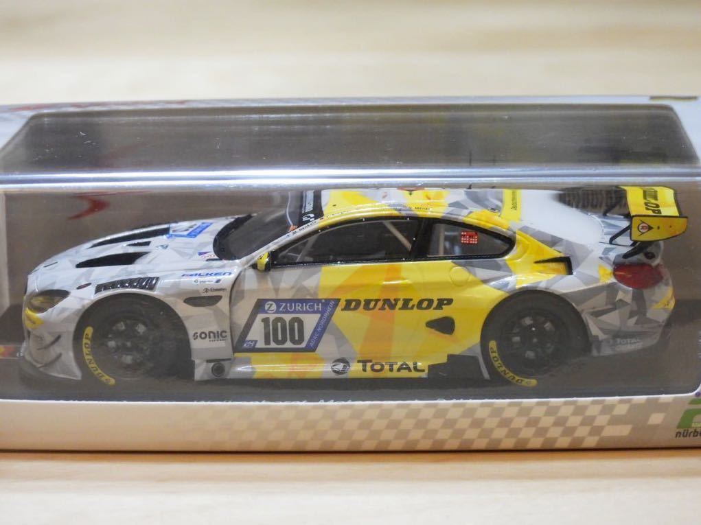 新品：未開封】スパーク 1/43 BMW M6 GT3 ワルケンホースト モーター