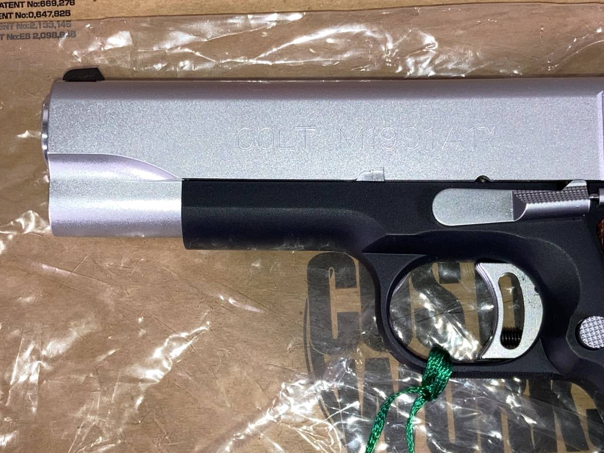 WA WESTERN コルト M1991 WA] ガスブロー コンパクト＜カーボン