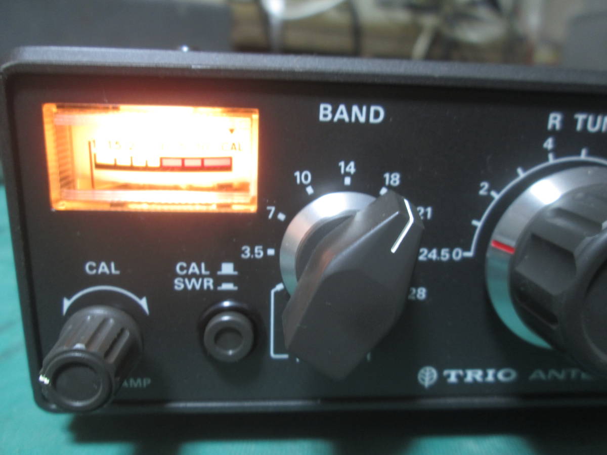 AT-130 TRIO アンテナチューナー KENWOOD トリオ TUNER 1.8 SWR計搭載