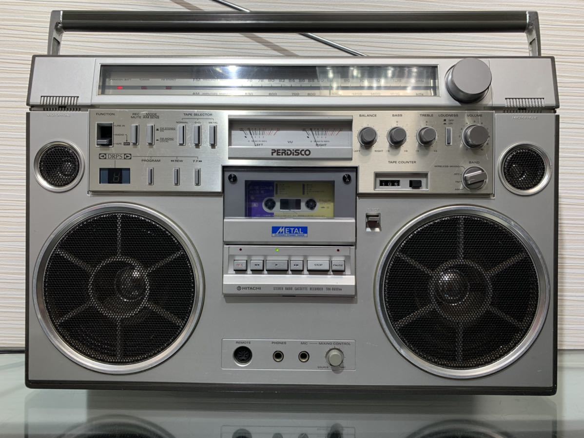 ☆日立 PERDiSCO ラジカセ☆TRK-8600RM ☆ジャンク
