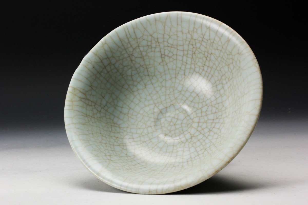 佳香】人間国宝 中島宏 青瓷平茶碗 共箱 茶道具 本物保証(青磁)｜売買 