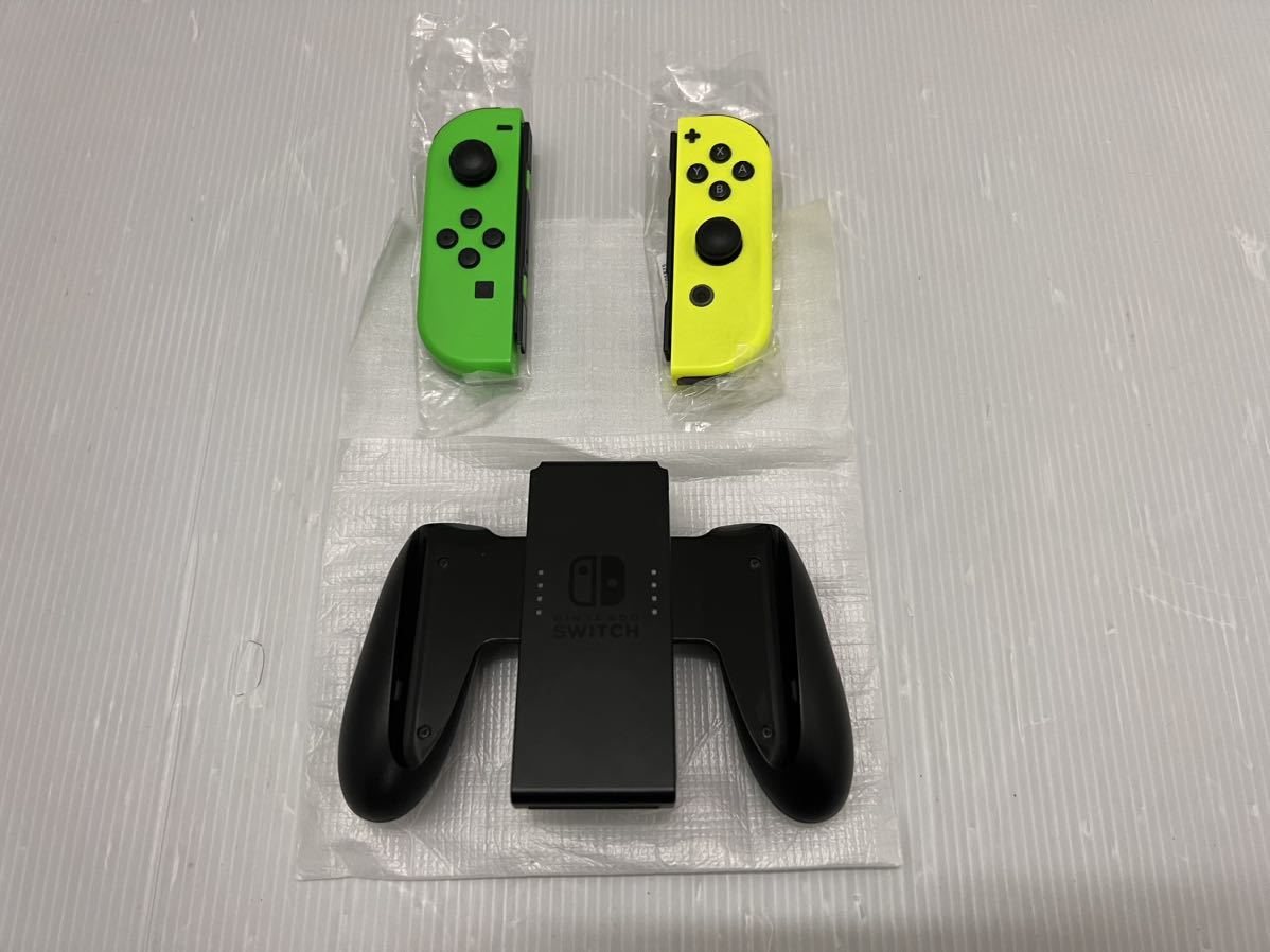 Nintendo Switch ジョイコン Joy-Con 純正 左右セット ネオングリーン