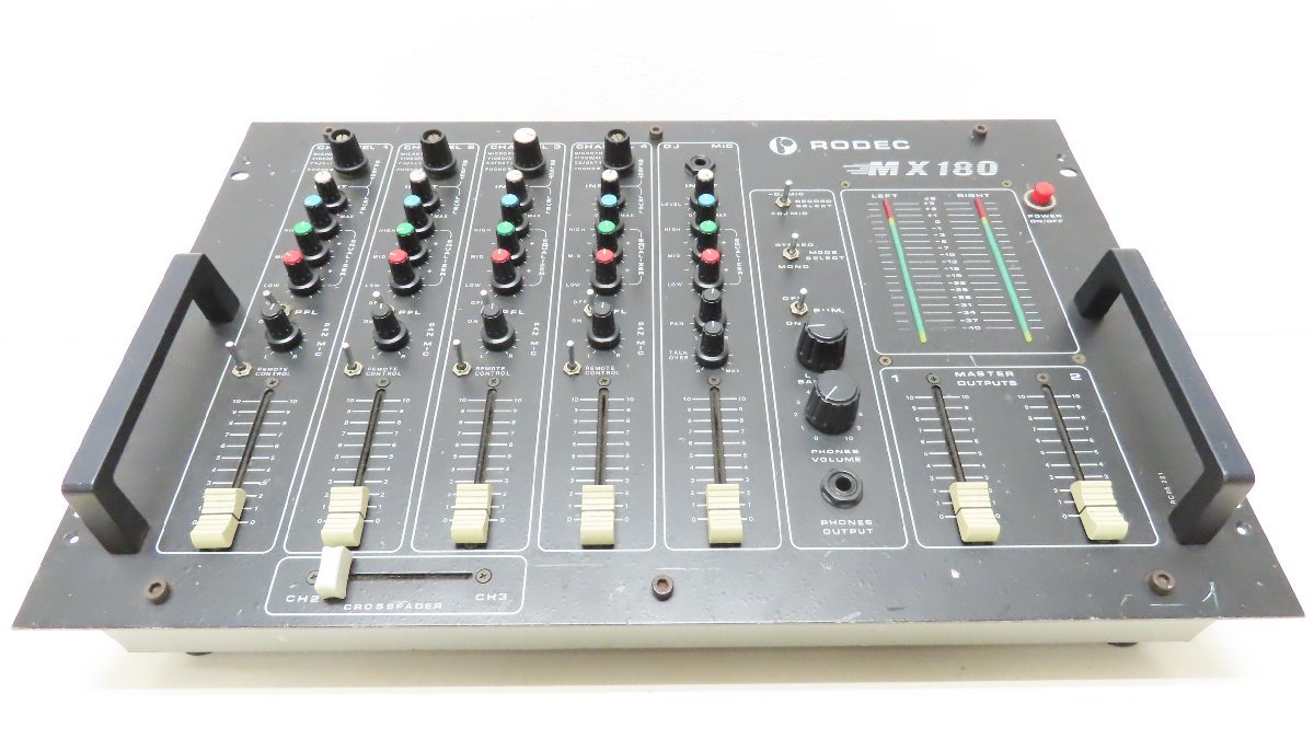 名機☆RODEC ロデック MX180 DJミキサー オーディオ機器