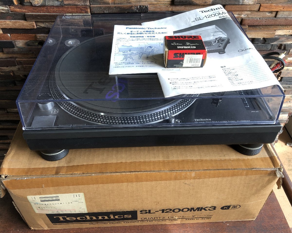 used Technics SL-1200 MK3 ターンテーブル 1台 テクにクス 2