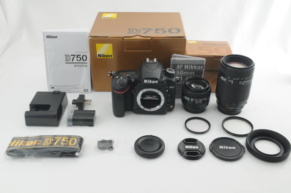 カメラその他 現状品 超美品】NIKON ニコン D750 ダブルレンズセット！ 付属品満載！ 最高
