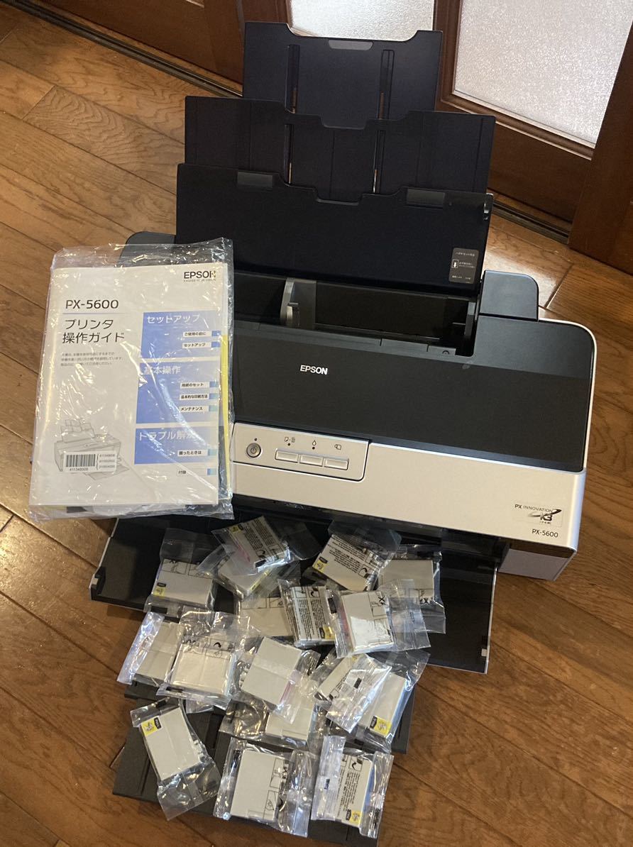 EPSON PX-5600 A3プリンター 通電確認済 現状品 EPSON エプソン PX-5600 インクジェットプリンター 通電確認済み 替え