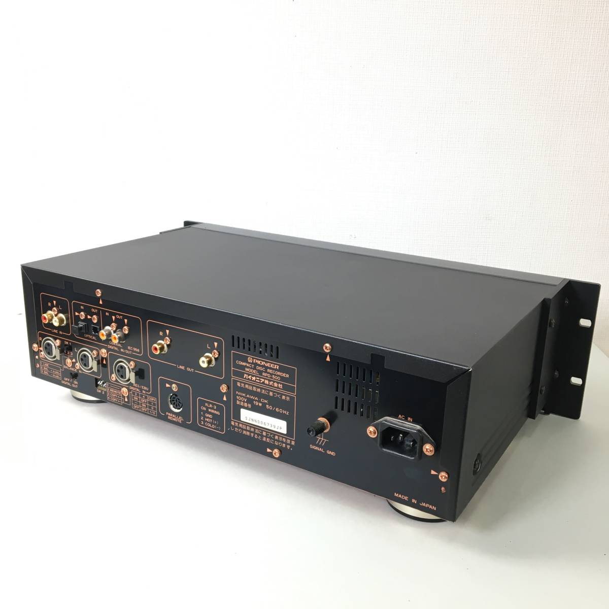 RPD-500 Pioneer パイオニア CDレコーダー 業務用 RPD CD PIONEER 極美