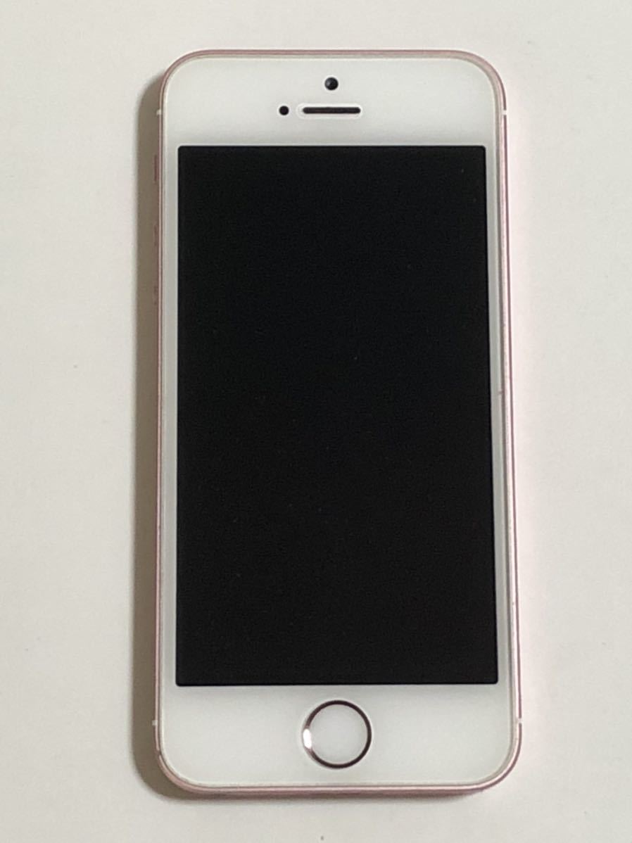 良品 SIMフリー iPhone SE 32GB 69% 第一世代 ローズゴールド SIM