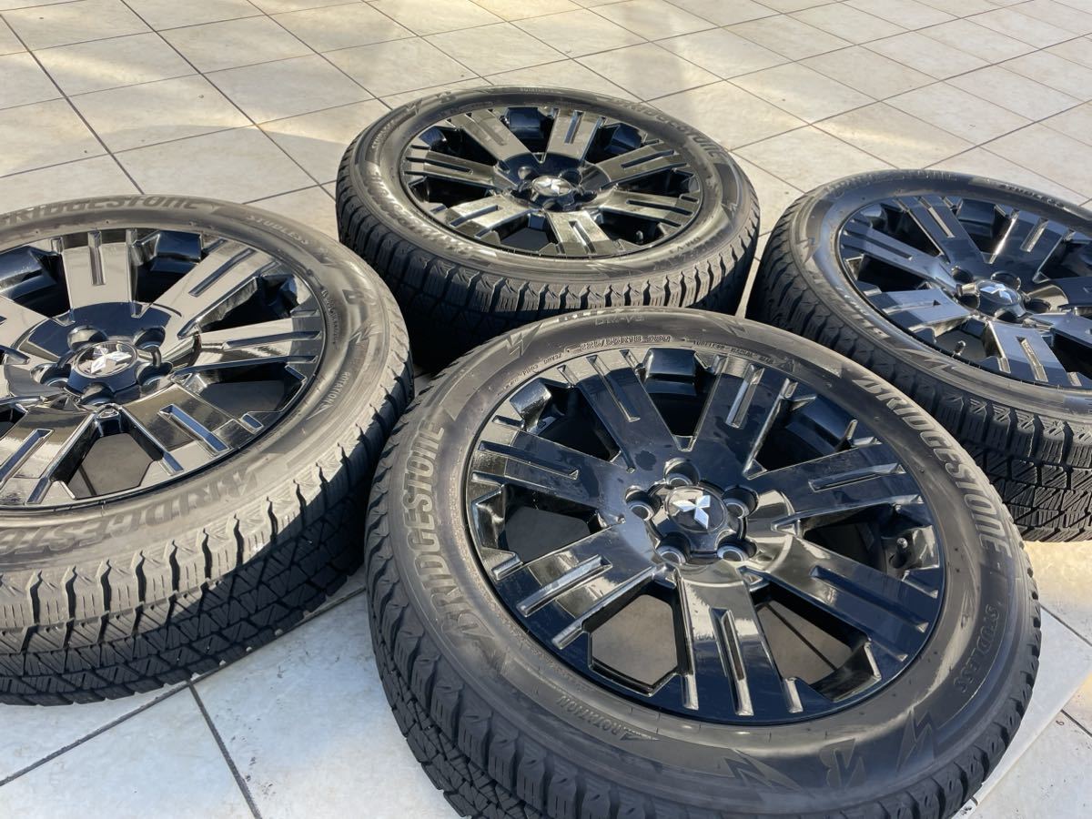 デリカ　純正ホイール　18インチ スタッドレス　225/55R18 blizzak dm-v3 USED