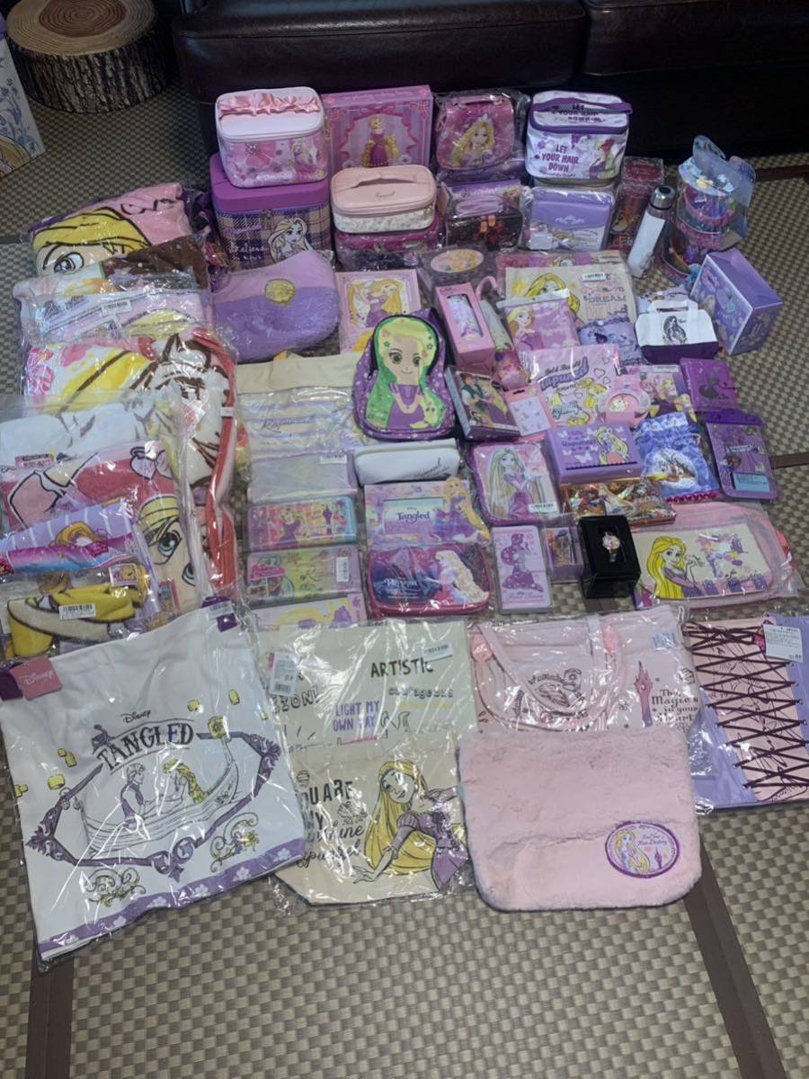 正規品，100%新品 豪華 第4弾 ほぼ 品 Disney ディズニー プリンセス ラプンツェル バッグ ブランケット 財布 etc グッズ 大量 まとめて(ディズニー)｜売買されたオークション情報、yahooの商品情報をアーカイブ公 その他
