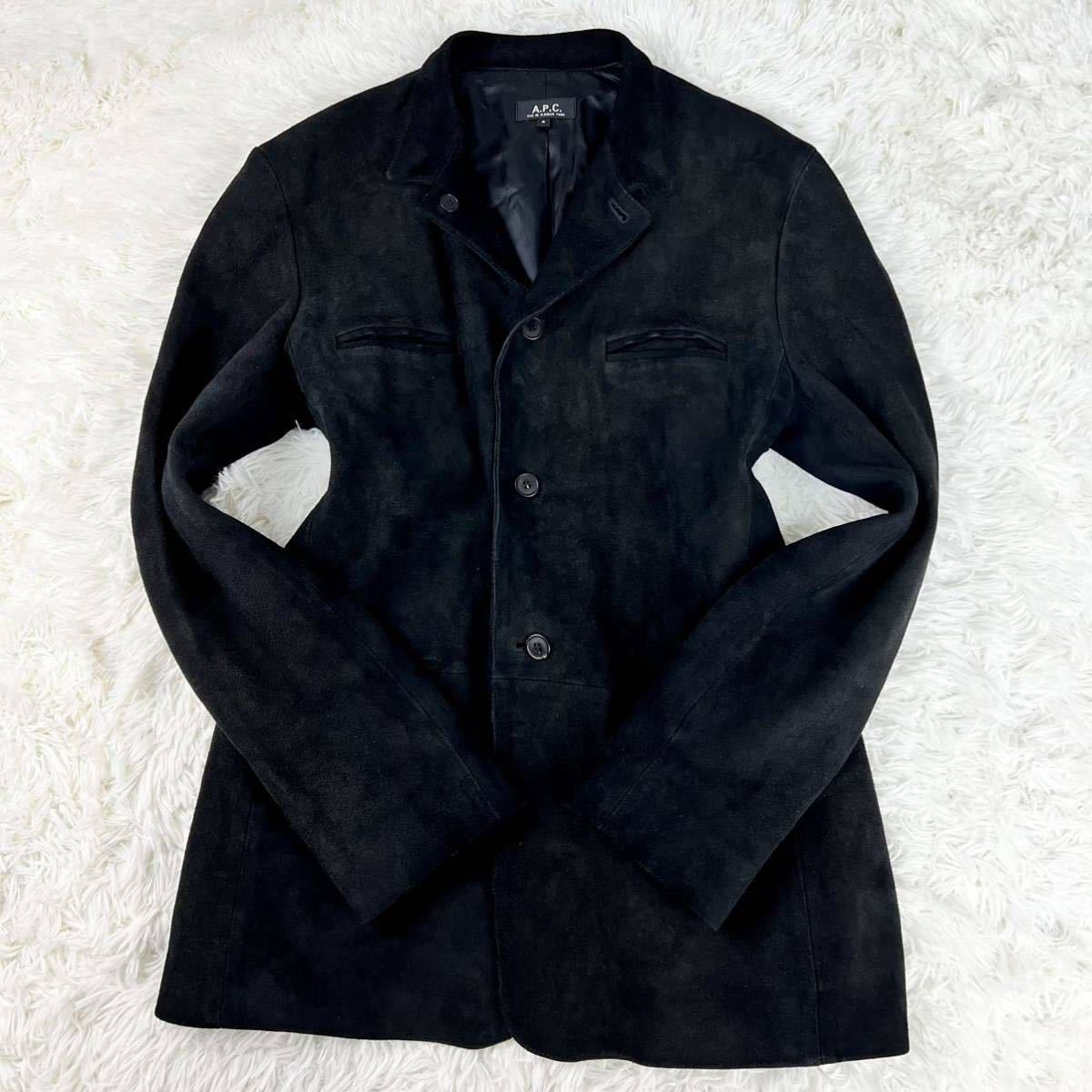 A.P.C. アーペーセー ディアスキン レザーシャツジャケット M フランス