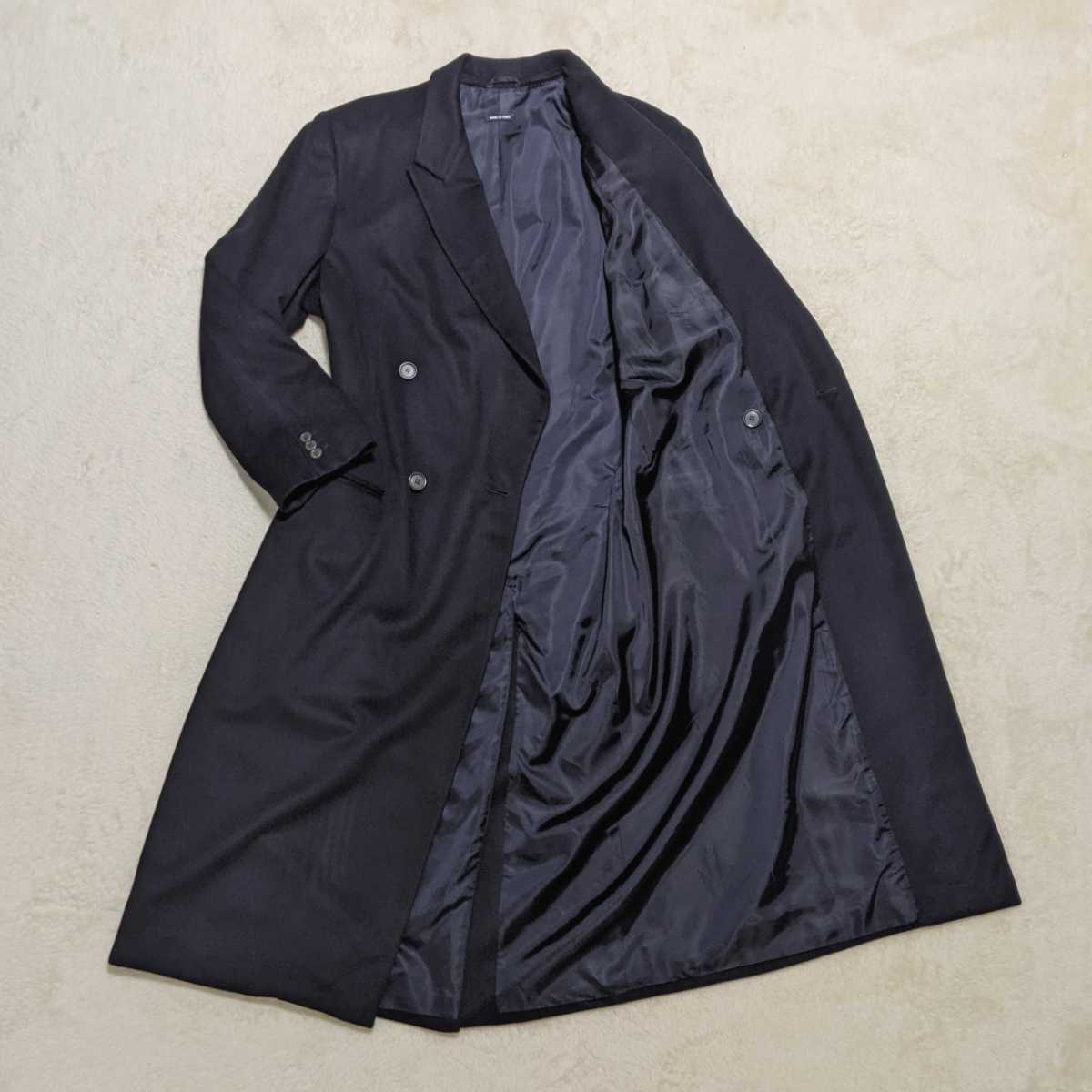 イタリア製 Giorgio Armani カシミヤ100% マキシ丈コート ジョルジオアルマーニGIORGIO ARMANI チェスターコートカシミア100