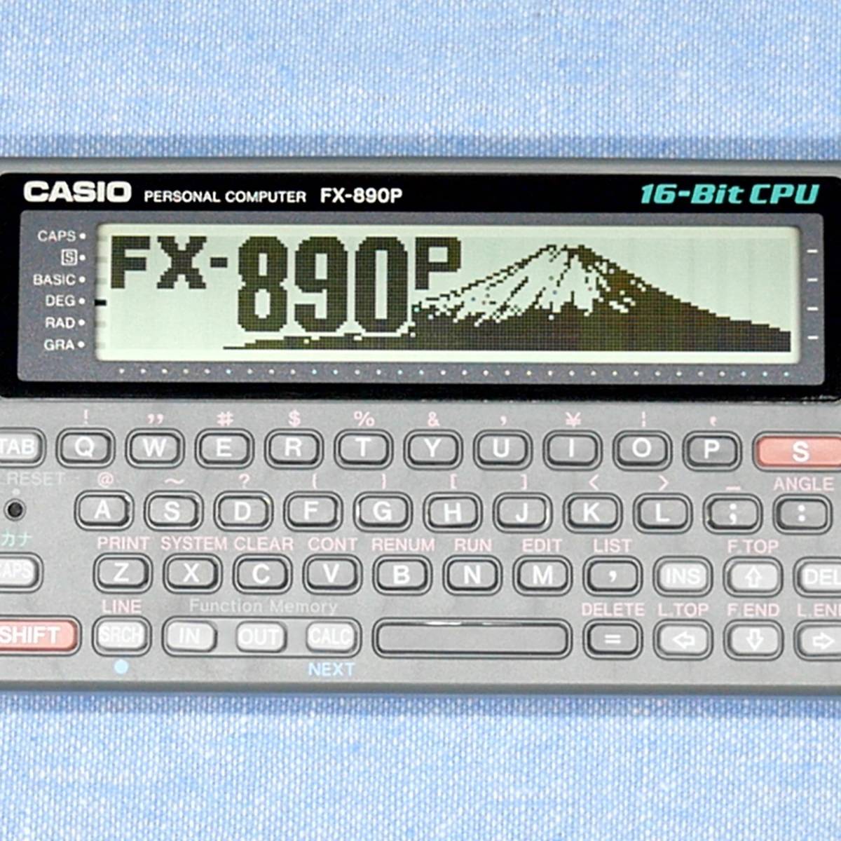 CASIO FX-890P ポケットコンピュータ 中古 動作 重要事項あり (カシオ 