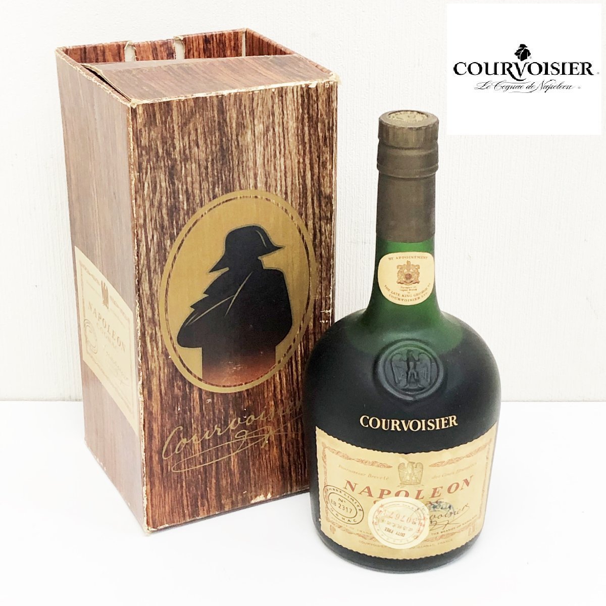 未開栓/courvoisier/クルボアジェ/ナポレオン/ブランデー/cognac/napoleon/コニャック/箱付き/40%/700ml/アルコール
