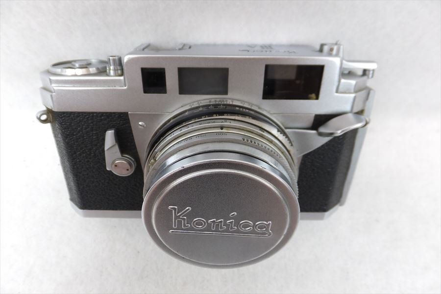 ▽ KONICA コニカ iiiA レンジファインダー 1:1.8 50mm シャッター切れ