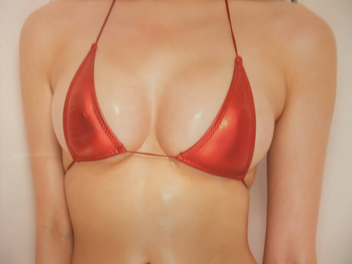 森咲智美 等身大 ポスター (約180×60㎝) ビキニ 水着 ヌルヌルボディー