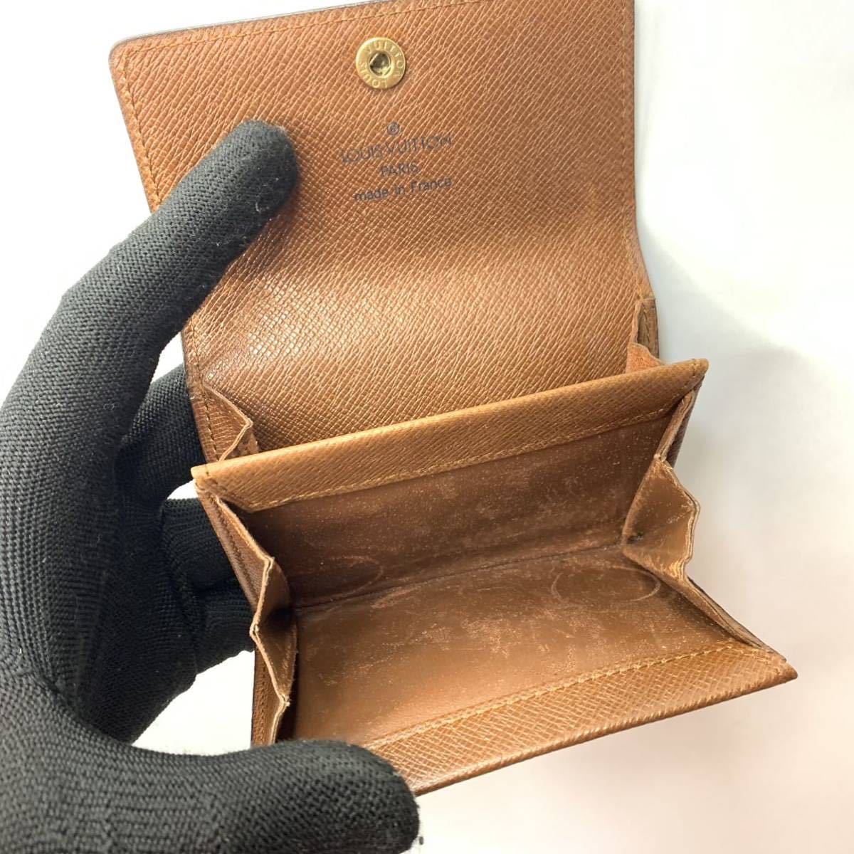 I13 美品 LOUIS VUITTON ルイヴィトン モノグラム カードケース 名刺 