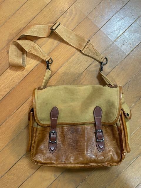 WAREHOUSE LEATHER&CANVAS FIELD BAG ウェアハウス レザー&キャンバス 