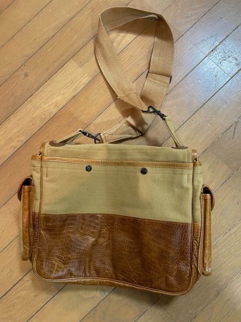 WAREHOUSE LEATHER&CANVAS FIELD BAG ウェアハウス レザー&キャンバス
