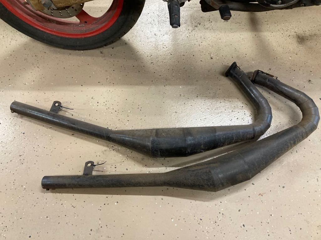 当時物rz250r メーカー不明チャンバー チャンバー マフラー 2本セット RZ250R 用メーカー不明当時ものチャンバー 【公式通販】