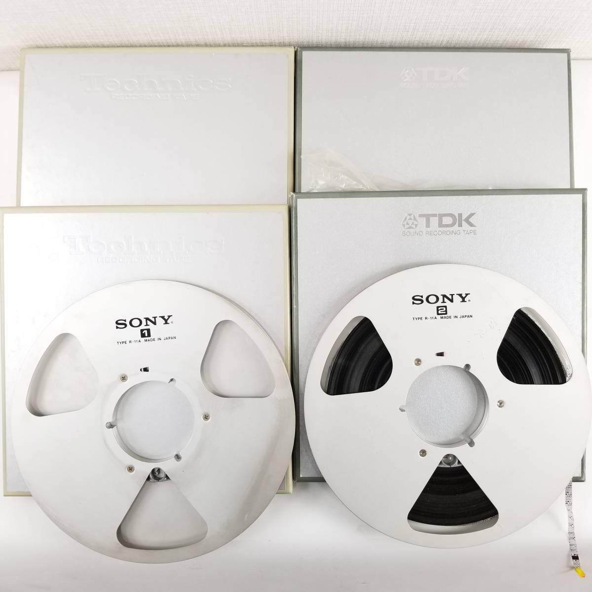 1円スタート オープンリール テープ 6点まとめ メタルリール Technics