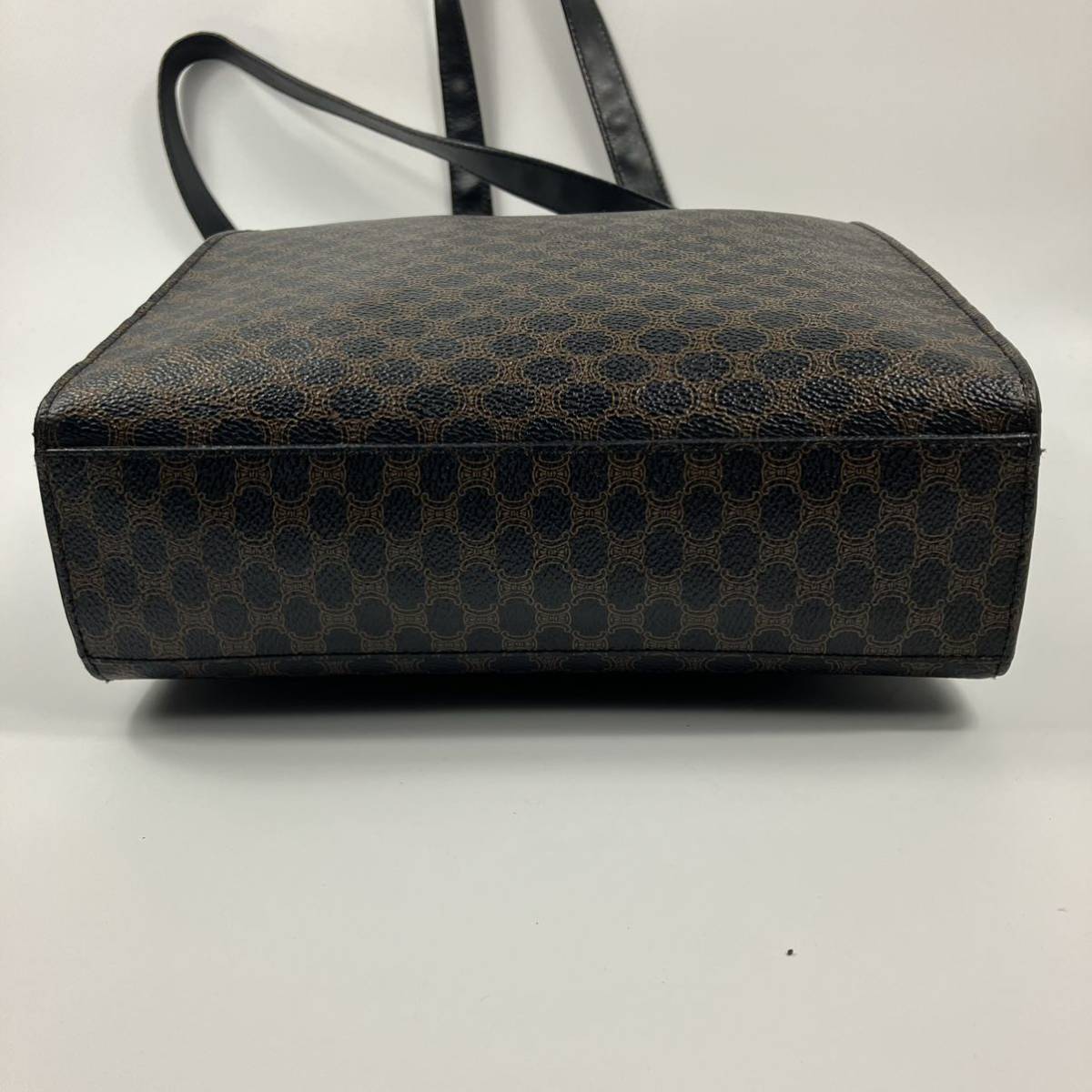 1円【外側美品】 CELINE セリーヌ トートバッグ ターンロック ブラック 