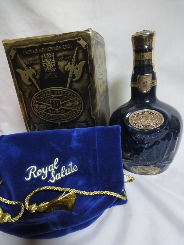 21年 ロイヤルサルート CHIVAS 未開封 SALUTE ROYAL BROTHERS スコッチ