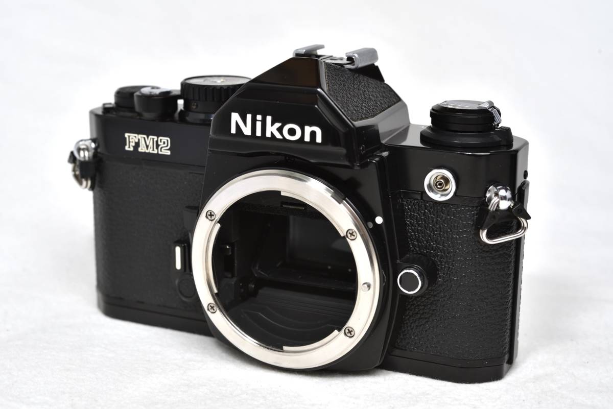 きれいな動作品】Nikon ニコン New FM2ブラック後期型 清掃・整備