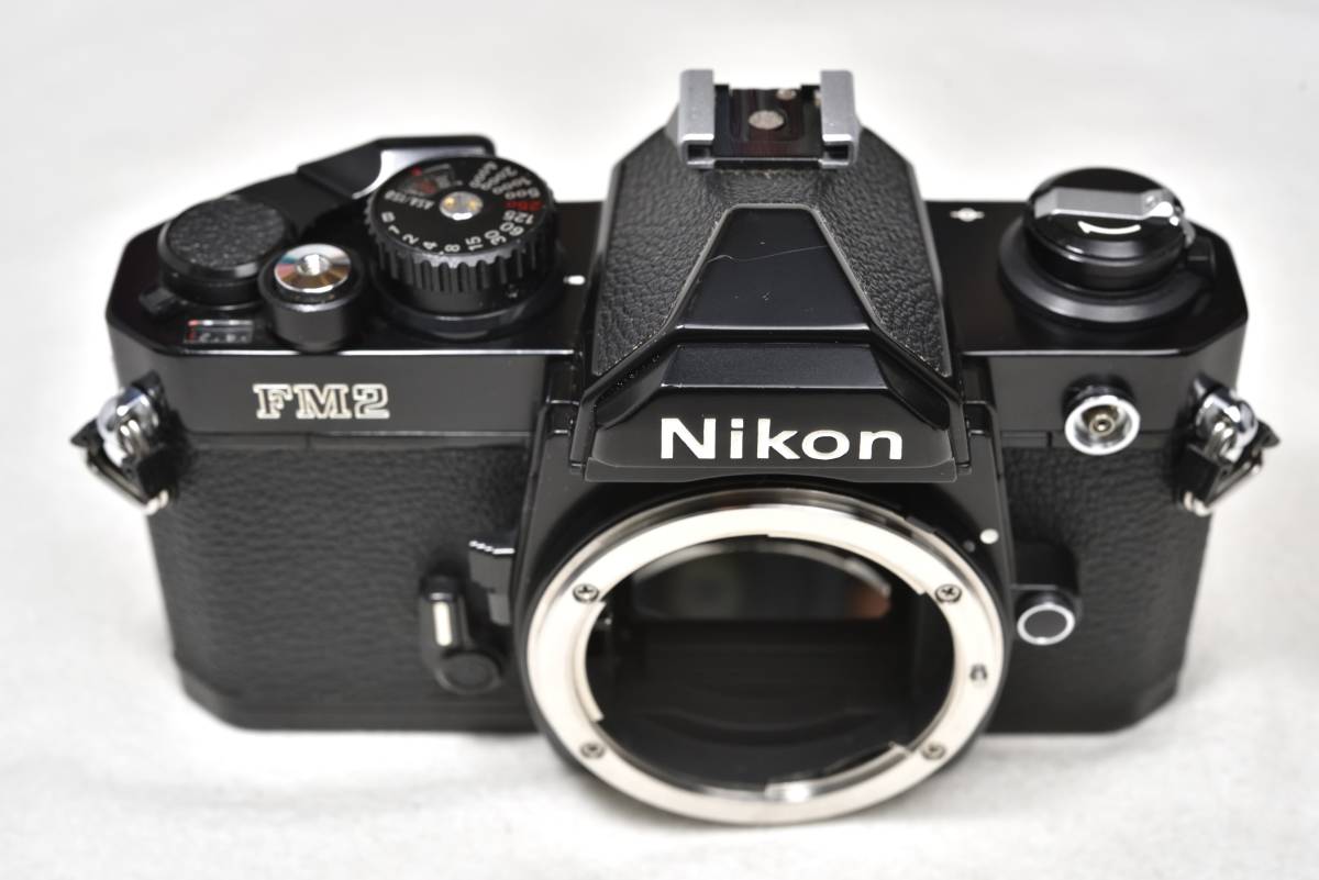 きれいな動作品】Nikon ニコン New FM2ブラック後期型 清掃・整備