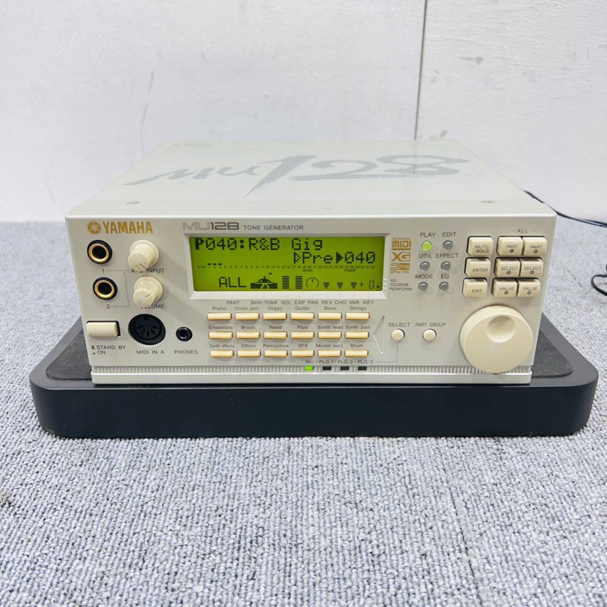 221202-46】YAMAHA ヤマハ MU128 TONE GENERATOR 音響機器 音源 