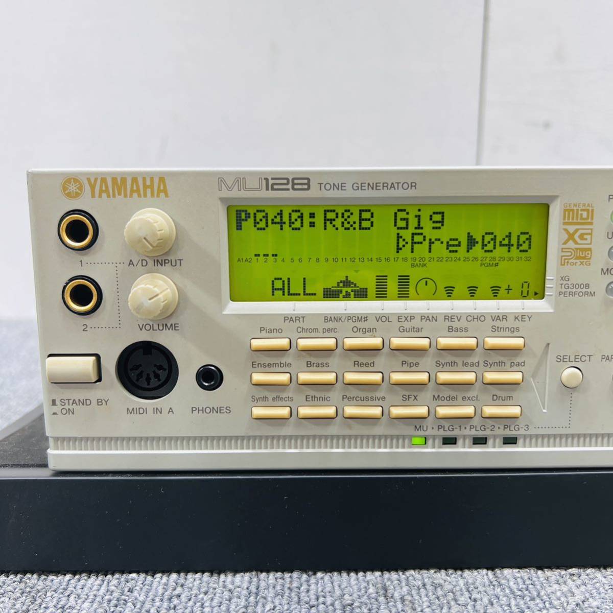 221202-46】YAMAHA ヤマハ MU128 TONE GENERATOR 音響機器 音源 