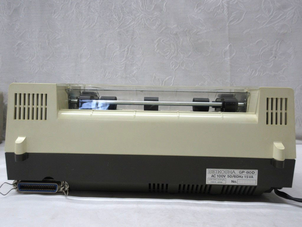 12K047 レトロPC用プリンター[GP-80D] SHARP シャープ [MZ-80C/K2専用