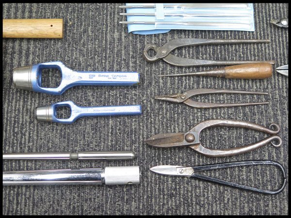 彫金工具まとめ （彫りタガネの作り方「片切タガネ（直線用）」彫金 