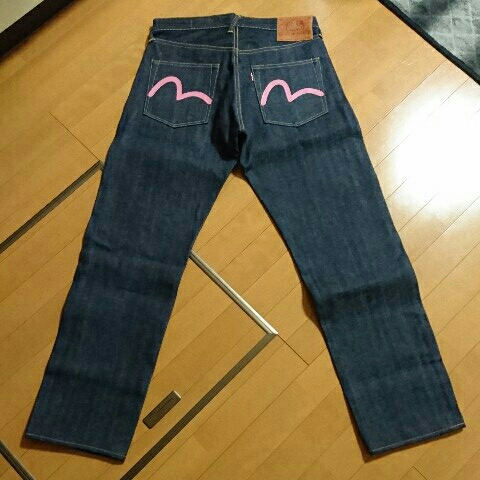 EVISU No.2 2000 38×35 赤大黒 ビックカモメ ビックサイズ EVISU No.2 2000