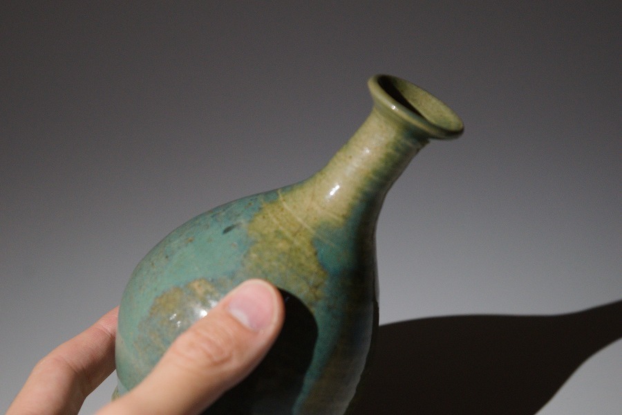 古唐津 緑釉 徳利 （江戸前期）(酒器)｜売買されたオークション情報