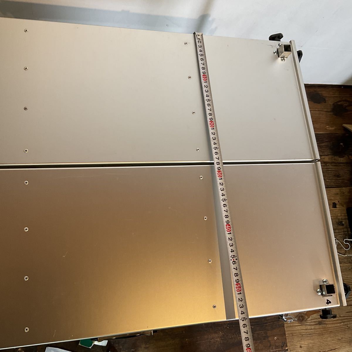 X19/新品 未使用 釣台 らくらく釣台 オールアルミ合金製 組立式 静岡