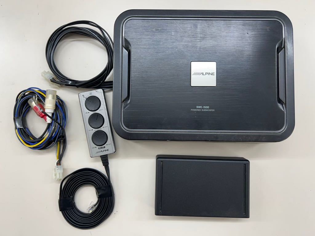 ALPINE サブウーファー swe-1500 Alpine アルパイン SWE-1500