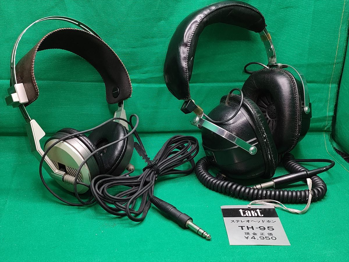 □ Lo-D ローディ HD-S9 / takt TH-95 ステレオヘッドホン 2個セット 