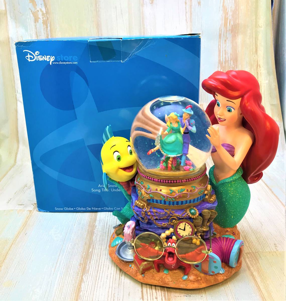  レア リトル マーメイド The Little Mermaid アリエル セバスチャン フランダー スノーグローブ スノードーム オルゴール Disney TDS(ディズニー)｜売買されたオークション情報、yahooの商品情報をア その他