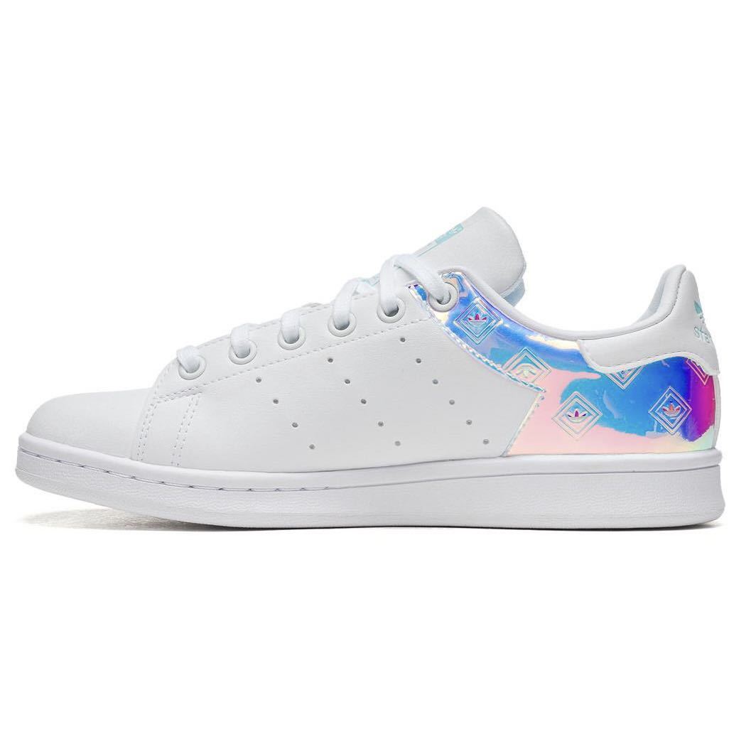 新品未使用 adidas スタンスミス【25cm】定価10989円 STAN SMITH スニーカー アディダス STANSMITH モノグラム 白 靴 玉虫色 05849 スタンスミス adidas アディダス 天然皮革 レザー Scott
