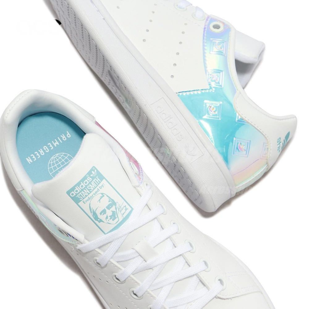 新品未使用 adidas スタンスミス【25cm】定価10989円 STAN SMITH スニーカー アディダス STANSMITH モノグラム 白 靴 玉虫色 05849 スタンスミス adidas アディダス 天然皮革 レザー Scott
