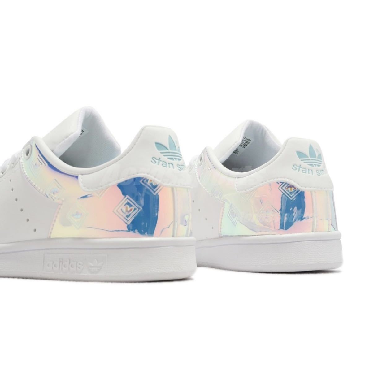 新品未使用 adidas スタンスミス【25cm】定価10989円 STAN SMITH スニーカー アディダス STANSMITH モノグラム 白 靴 玉虫色 05849 スタンスミス adidas アディダス 天然皮革 レザー Scott