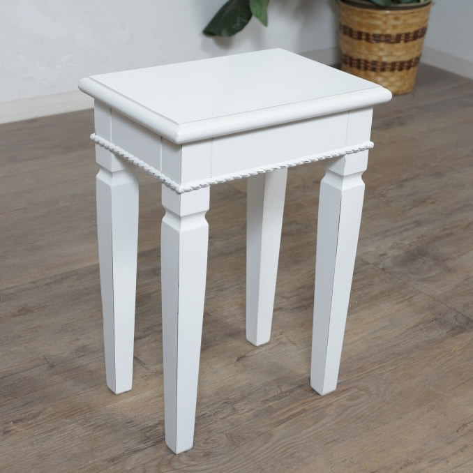 送料無料【新品】シャビー仕上げ スツール アウトレット チェア 椅子 一人用 FF5416