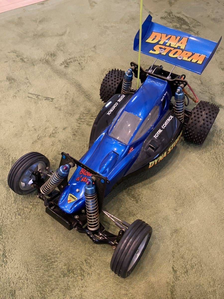 低価，送料無料 タミヤ 当時物 DYNA STORM ダイナストーム 2WD バギー1/10 組み立て済み ジャンク扱い(田宮模型)｜売買されたオークション情報、yahooの商品情報をアーカイブ公開 - オークファン 田宮模型