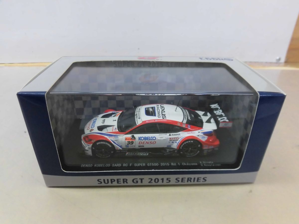 眠みの極み 35 送60サ 1215＆B34 EBBRO 1/43 Denso Kobelco Sard RC F SuperGT500