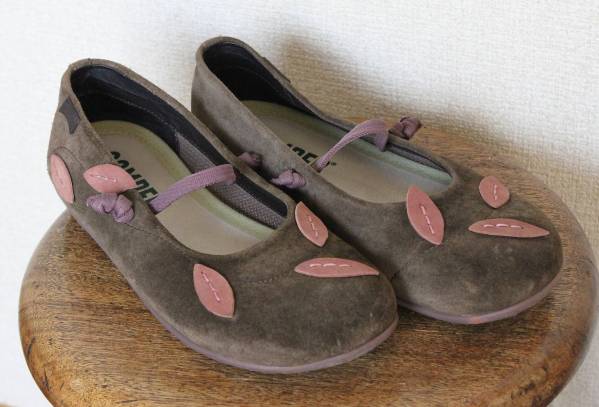 CAMPER パンプス(36)■カンペール/靴/シューズ/スリッポン/木葉